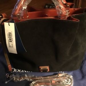Dooney & Bourke Suede Brenna satchel - New